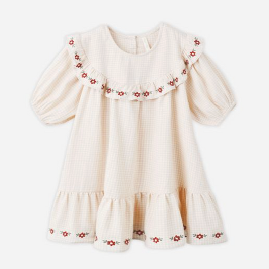 Cordelia Dress, Petal Gingham
