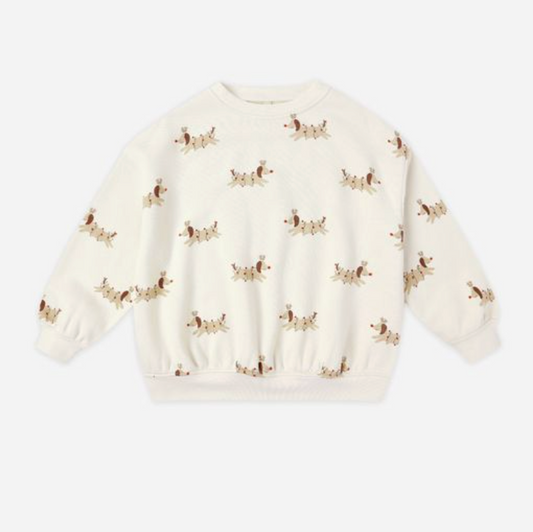 Relaxed Sweatshirt, Christmas Dogs - Magpies Paducah