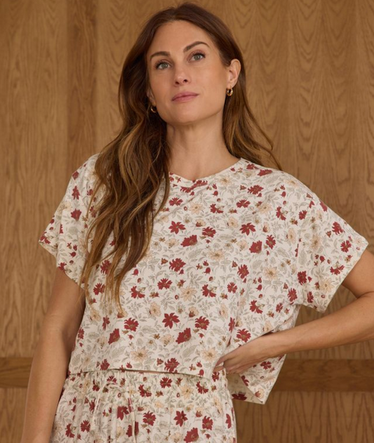 Women's Ruthie Set, Holiday Floral - Magpies Paducah