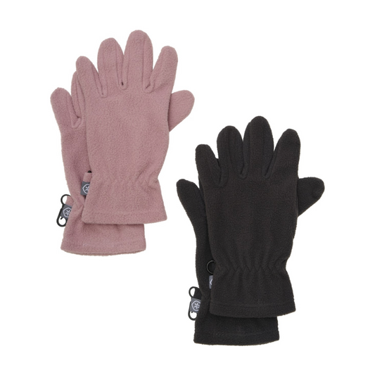 Fleece Glove Set, Woodrose