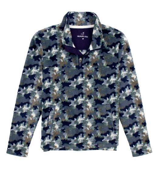 Sportsman Microfleece Pullover, Delta Backwater