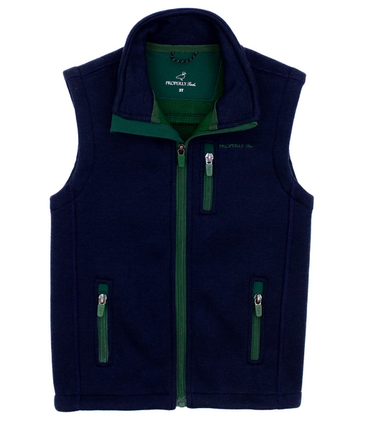 Highland Vest, Navy