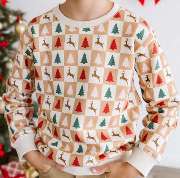 Cabin Christmas Sweatshirt - Magpies Paducah