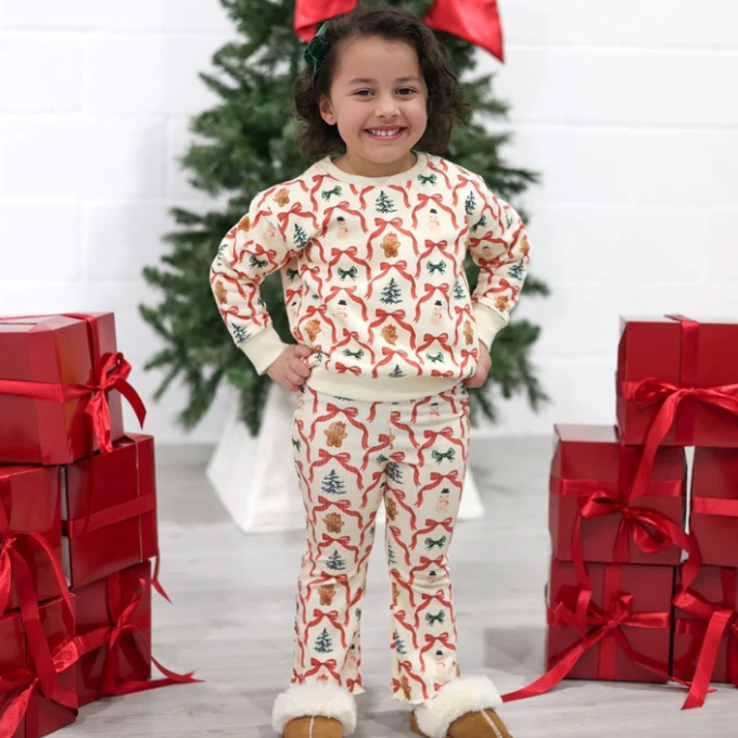 Christmas Cutie Flare Legging - Magpies Paducah