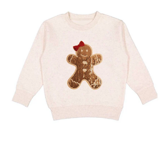 Gingerbread Patch Christmas Sweatshirt - Magpies Paducah