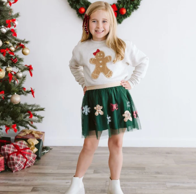 Gingerbread Patch Christmas Sweatshirt - Magpies Paducah