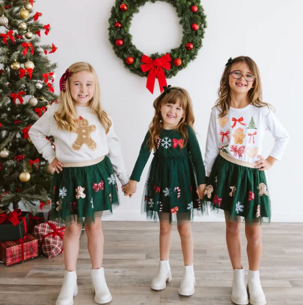 Gingerbread Patch Christmas Sweatshirt - Magpies Paducah