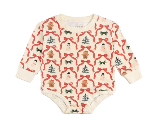 Christmas Cutie Long Sleeve Romper - Magpies Paducah