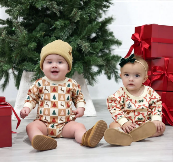 Christmas Cutie Long Sleeve Romper - Magpies Paducah