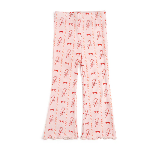 Candy Cane Lane Flare Legging - Magpies Paducah