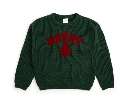 MERRY Patch Sweater - Magpies Paducah