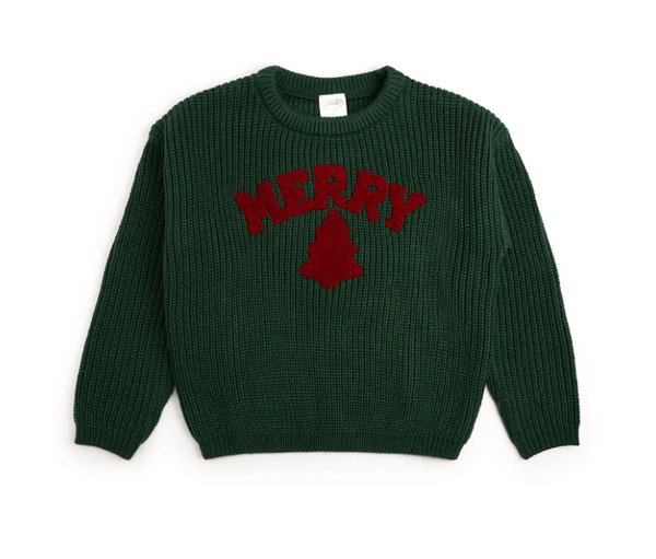 MERRY Patch Sweater - Magpies Paducah