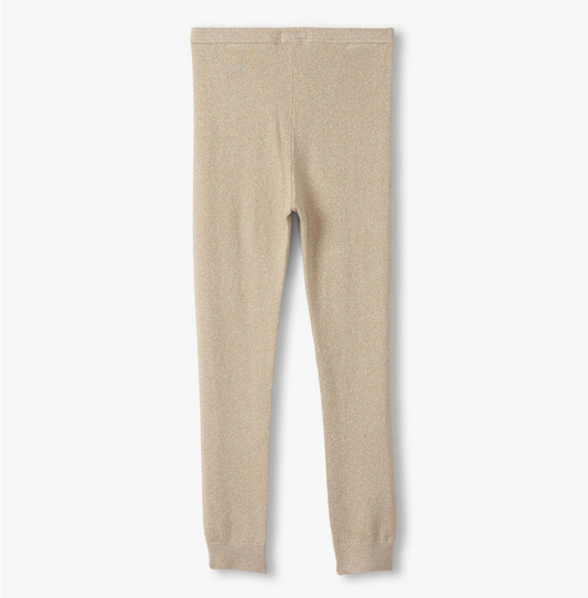 Gold Glitter Leggings - Magpies Paducah
