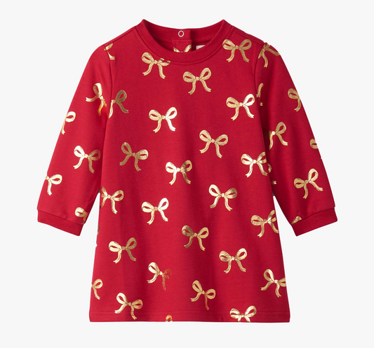 Bow Foil Red Dress - Magpies Paducah