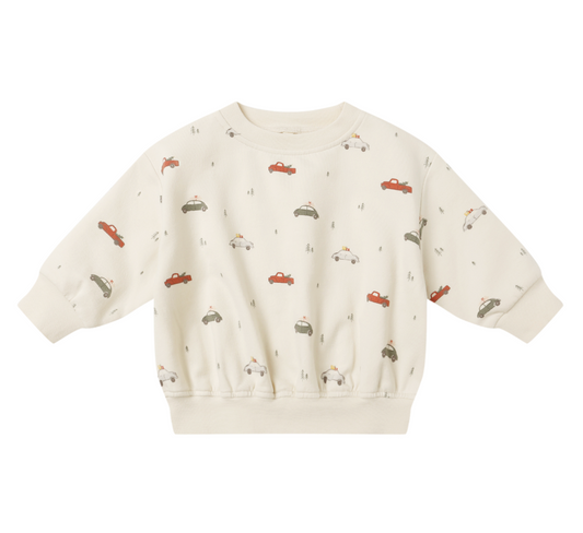 Relaxed Fleece Sweatshirt, Cars