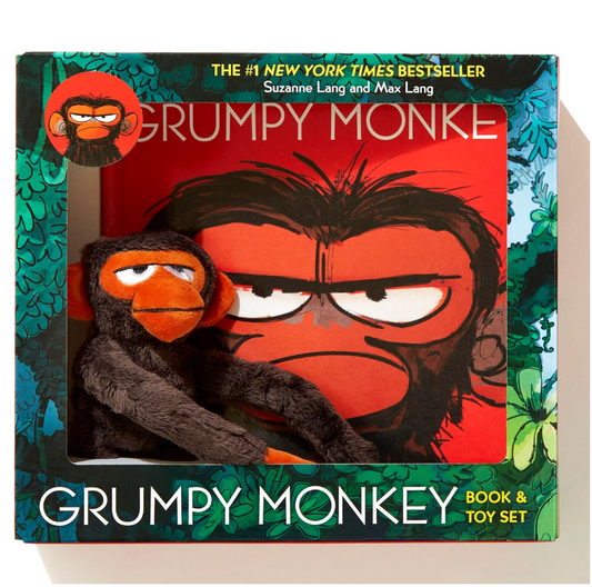 Grumpy Monkey Toy Set - Magpies Paducah