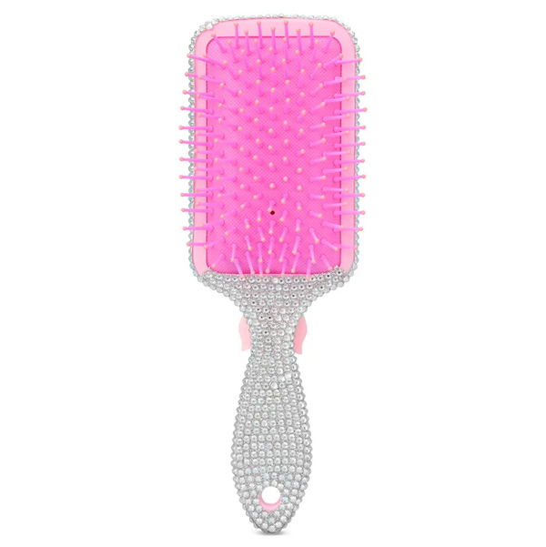 Charming Rhinestone Paddle Brush - Magpies Paducah