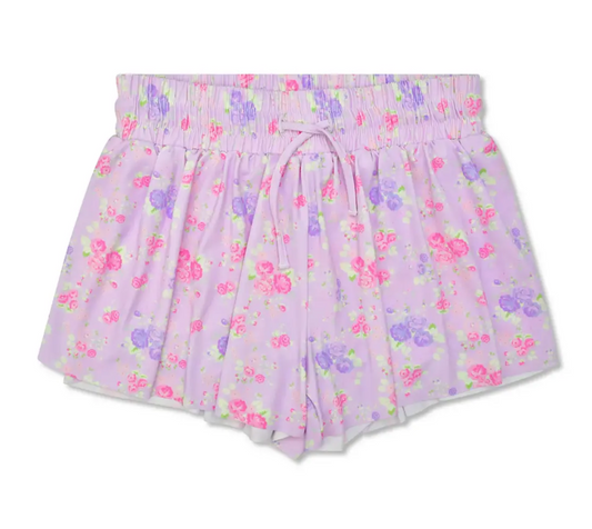 Forever Floral Butterfly Shorts