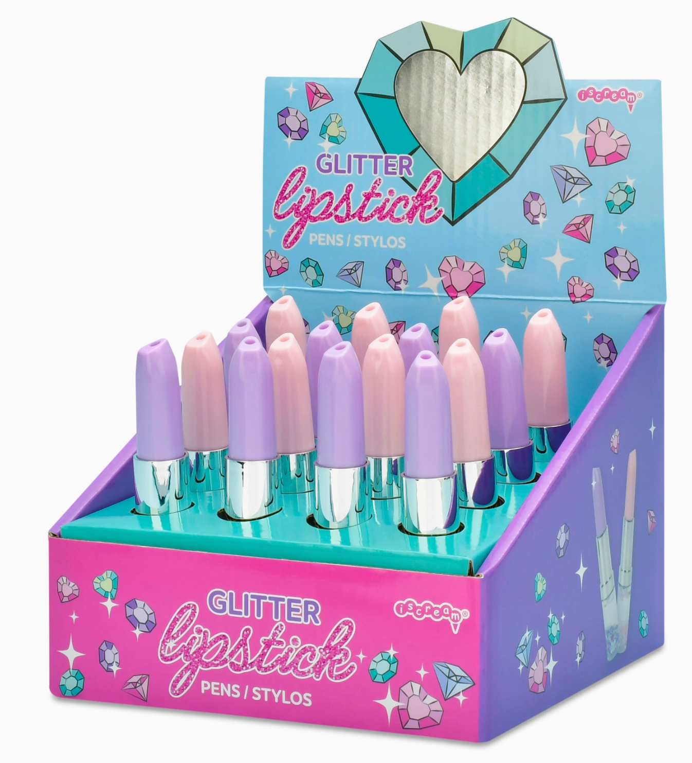 Glitter Lipstick Pens (Pink & Purple) - Magpies Paducah