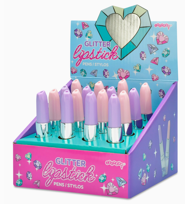 Glitter Lipstick Pens (Pink & Purple) - Magpies Paducah