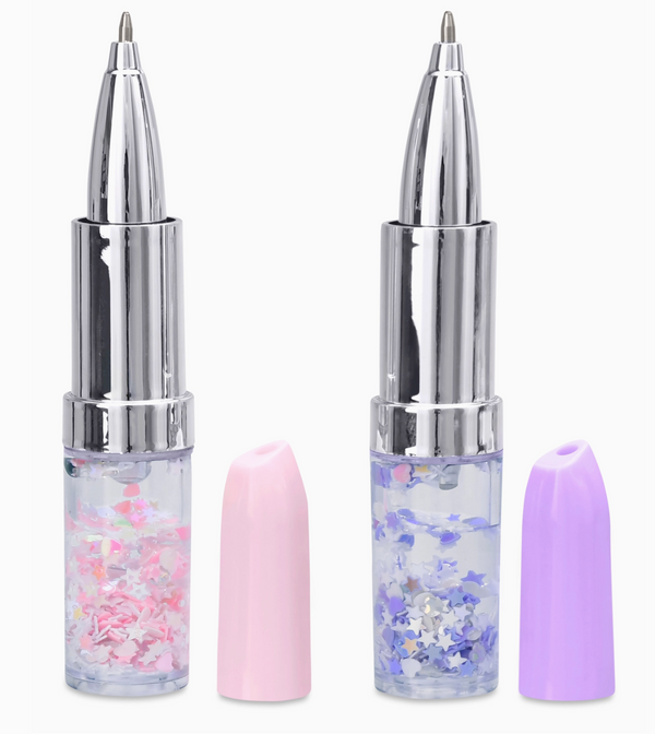 Glitter Lipstick Pens (Pink & Purple) - Magpies Paducah