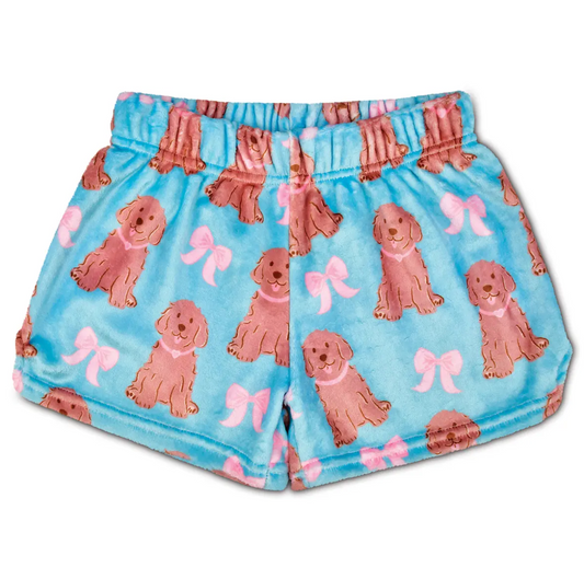 Pretty Pups Plush Shorts