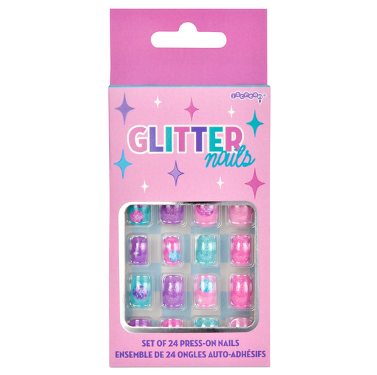 Glitter Press On Nail Set