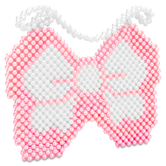 Bow Beaded Crossbody Purse