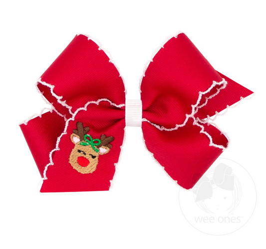 Medium Moonstitch Bow, Reindeer