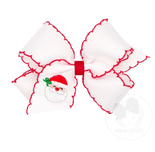 Medium Moonstitch Bow, Santa