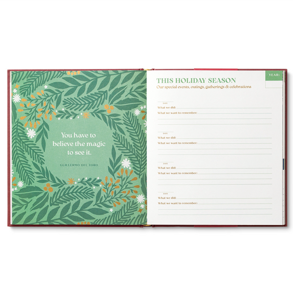 OUR HOLIDAYS - a keepsake memory book - Magpies Paducah
