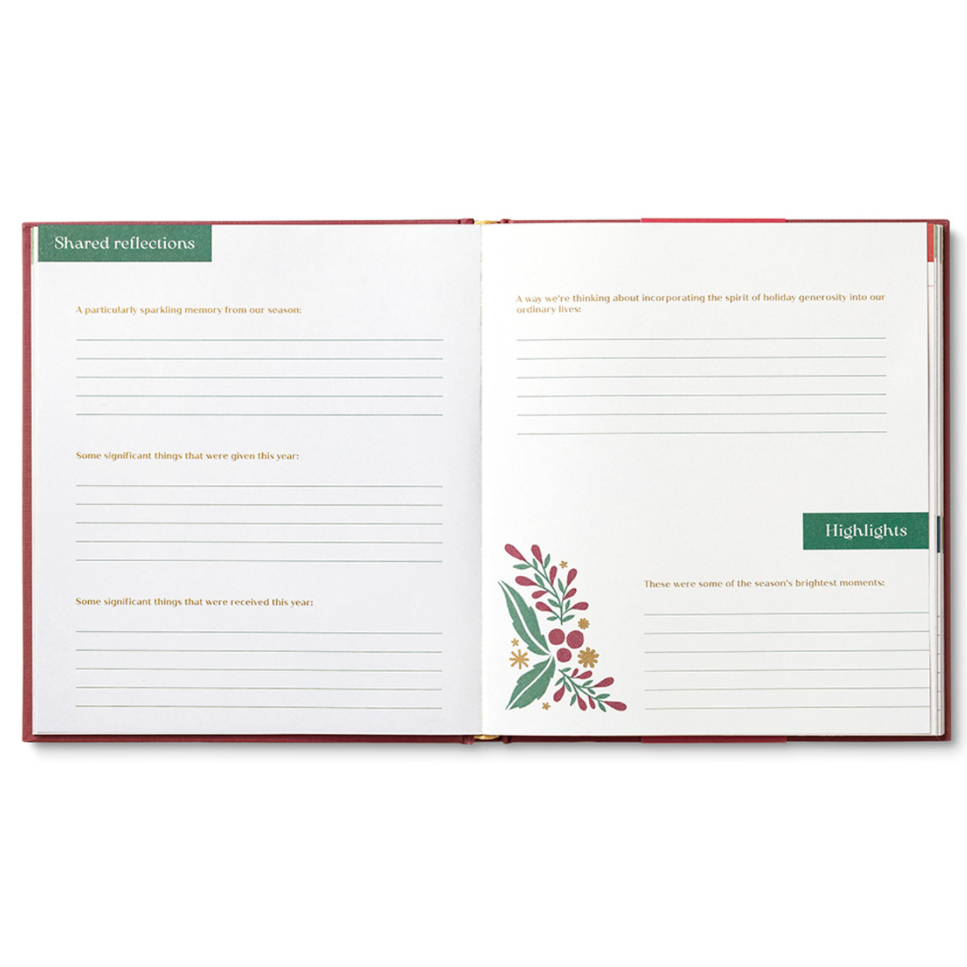 OUR HOLIDAYS - a keepsake memory book - Magpies Paducah