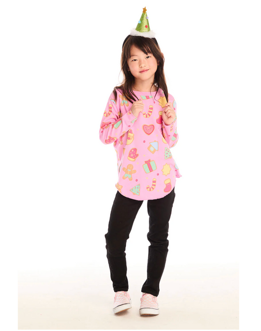 Vintage Shirttail Tee, Confetti Candy Canes - Magpies Paducah