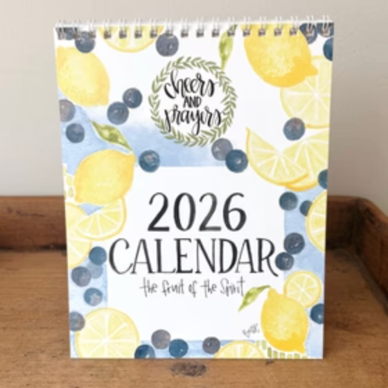 2026 Desk Calendar - Fruits of the Spirit - Magpies Paducah