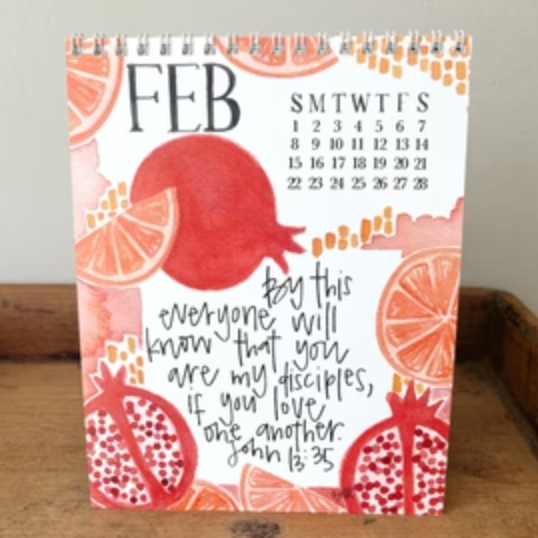2026 Desk Calendar - Fruits of the Spirit - Magpies Paducah