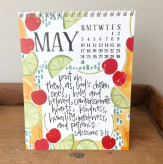 2026 Desk Calendar - Fruits of the Spirit - Magpies Paducah