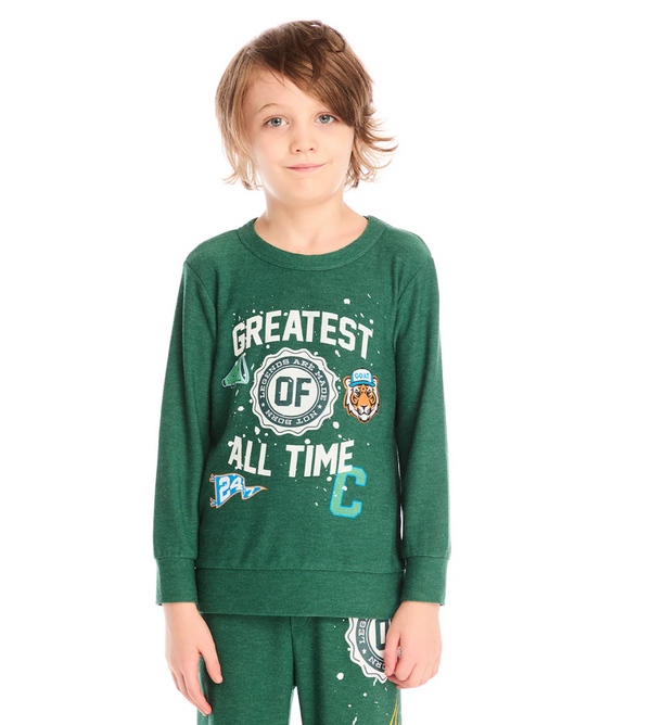 Cozy Knit Pullover, Greatest of All Time - Magpies Paducah