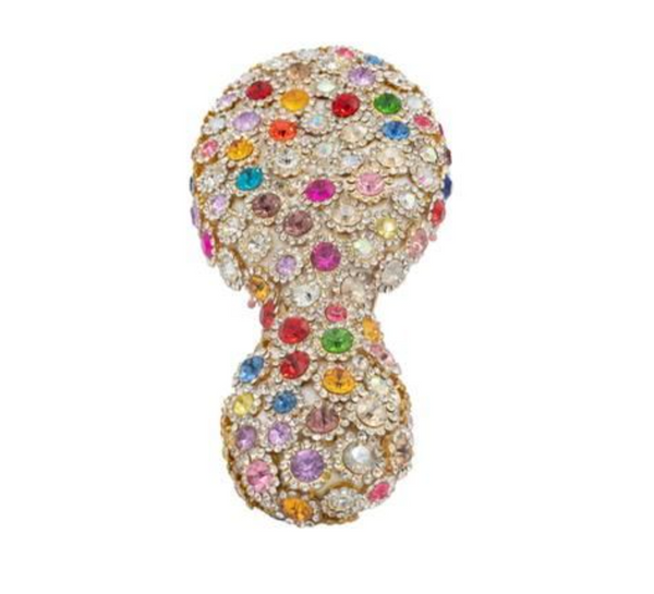 Fully Jeweled Hair Brush - Magpies Paducah