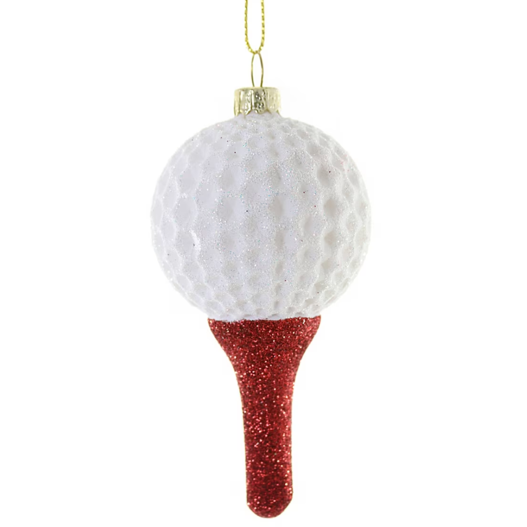 Golf Ball on Tee Ornament - Magpies Paducah