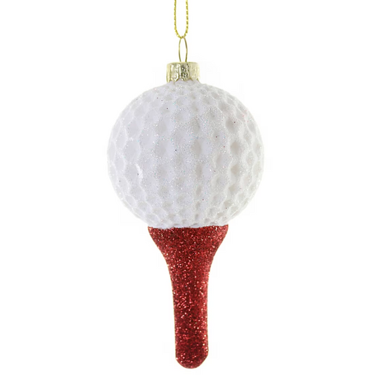 Golf Ball on Tee Ornament - Magpies Paducah