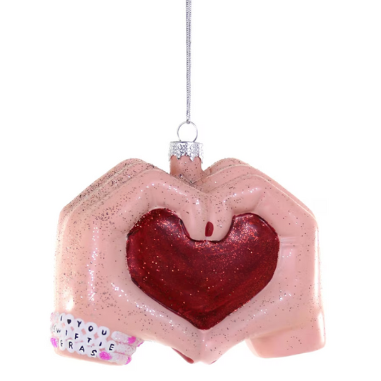 Swiftie Heart Ornament - Magpies Paducah