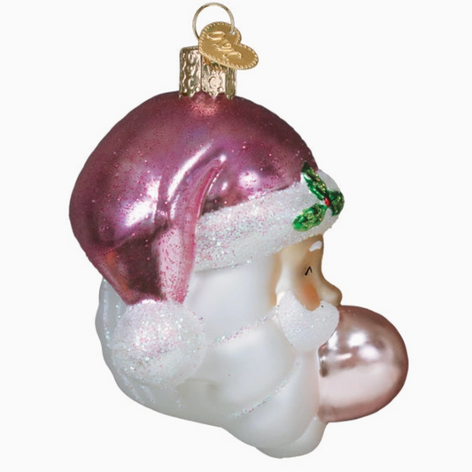 Bubblegum Papa Noel Ornament - Magpies Paducah