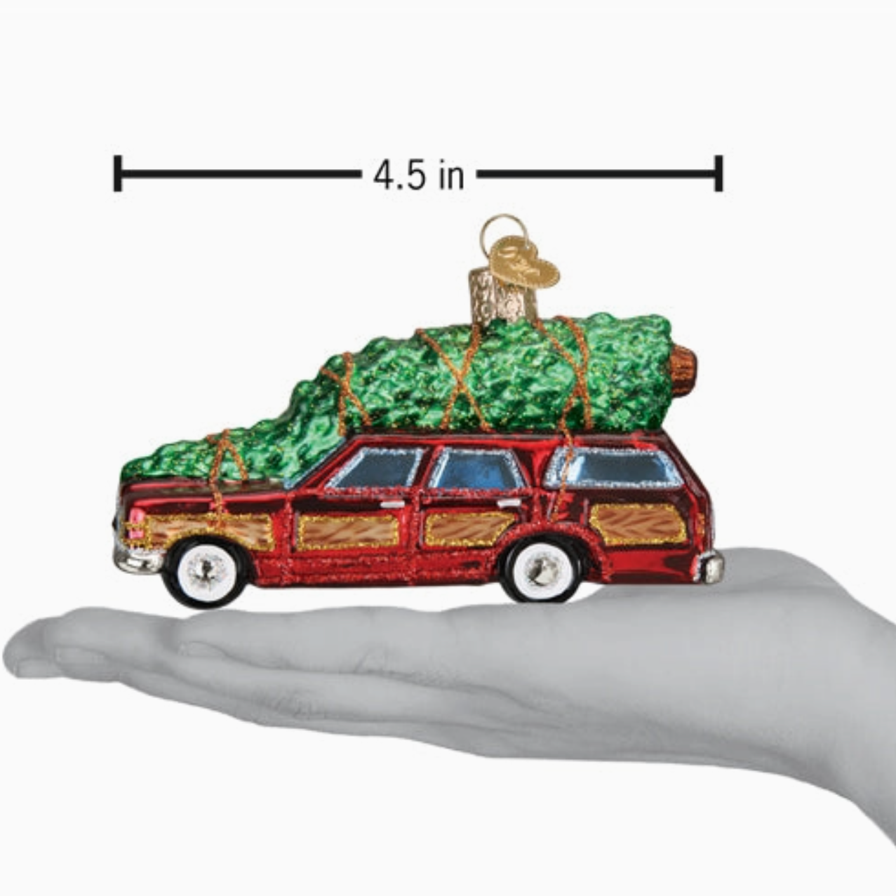 Station Wagon With Tree Ornament - Magpies Paducah