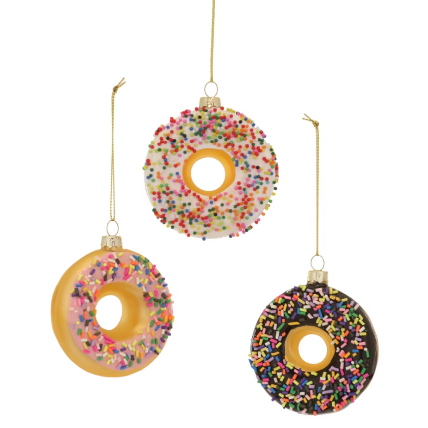 Sprinkle Donut Ornament (3 colors!) - Magpies Paducah