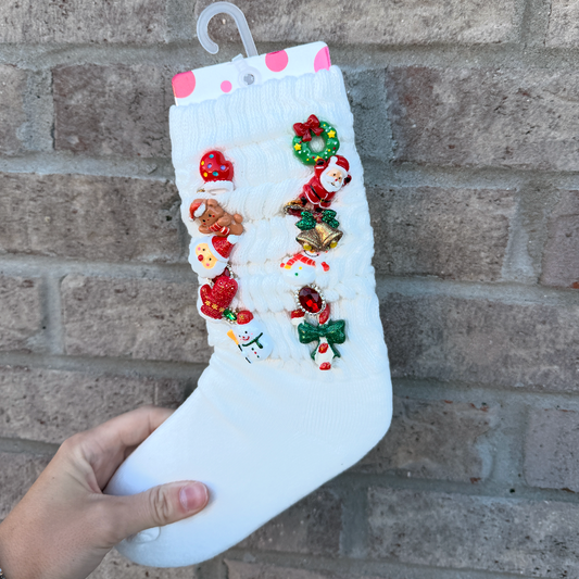Christmas Charmed Scrunch Socks