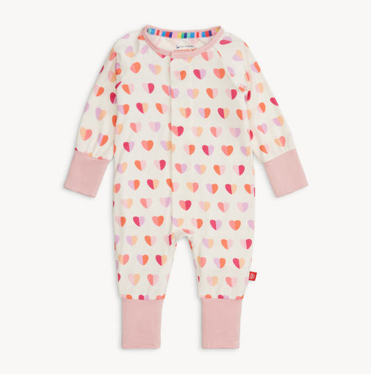 Modal Convertible Coverall, Pink XOXO - Magpies Paducah