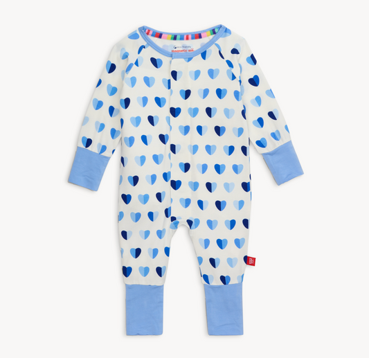 Modal Convertible Coverall, Blue XOXO - Magpies Paducah