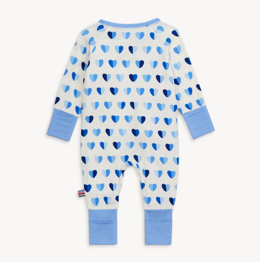 Modal Convertible Coverall, Blue XOXO - Magpies Paducah