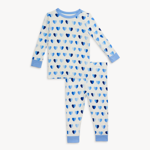 Modal Pajama Set, Blue XOXO - Magpies Paducah