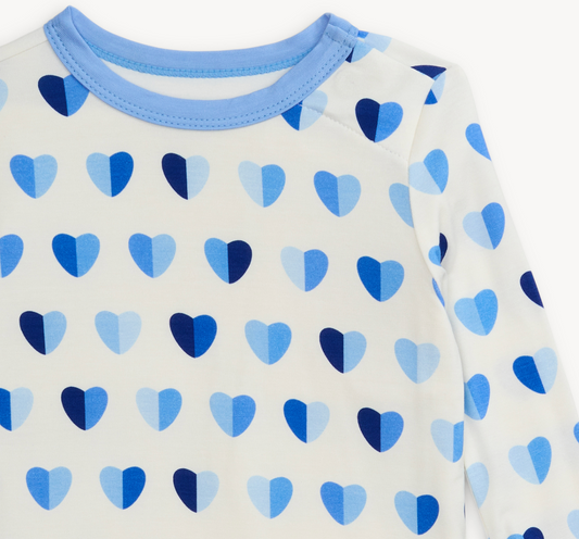 Modal Pajama Set, Blue XOXO - Magpies Paducah